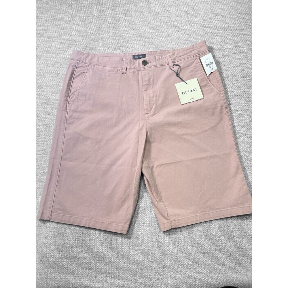 D1961 Travis Chino Shorts Mens 38 In Seashell (Light Pink) Flat‎ Front Cotton